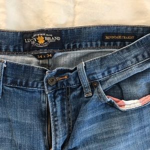 34x34 Lucky Brand Vintage Straight